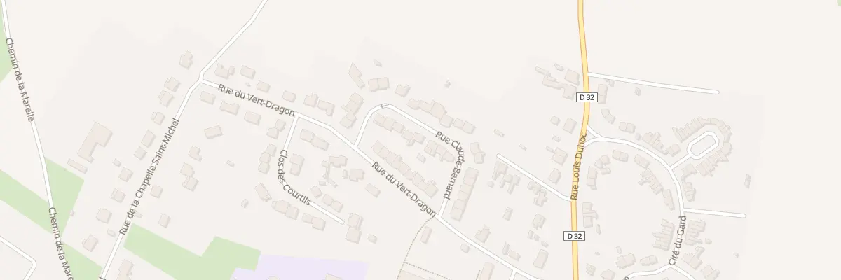 Plan du 7 Rue Claude Bernard à Berlaimont