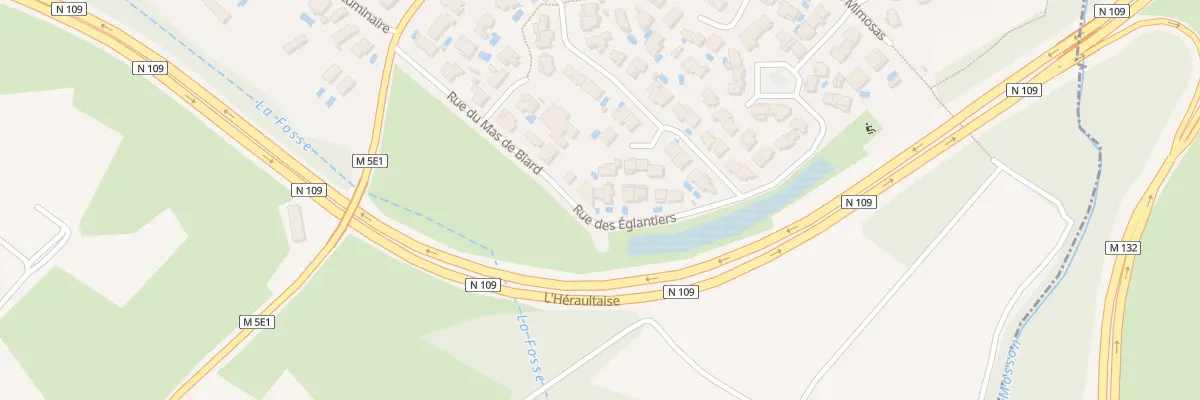 Plan du 46 Rue des Églantiers à Juvignac