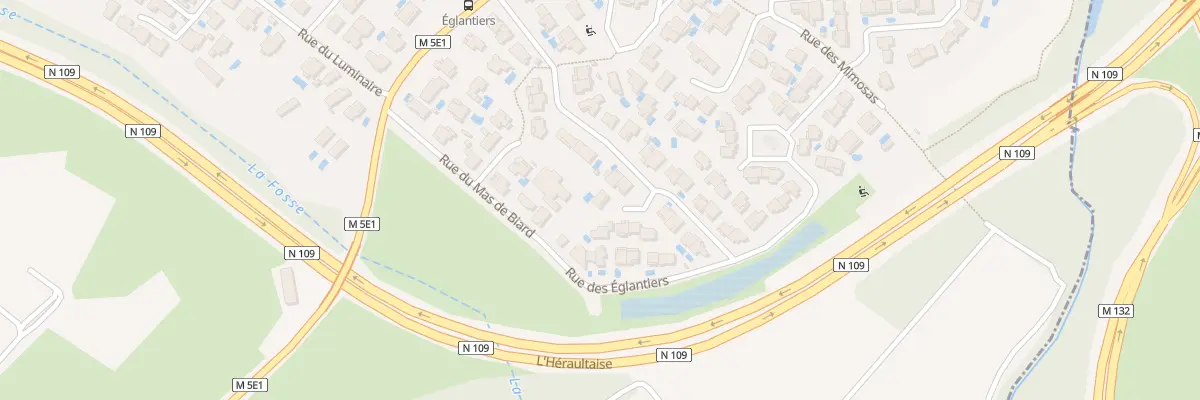 Plan du 18 Rue des Églantiers à Juvignac