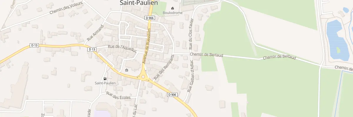 Plan du 17 Rue des Remparts à Saint-Paulien