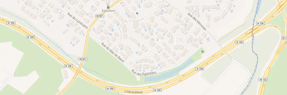 Plan du 14 Rue des Églantiers à Juvignac