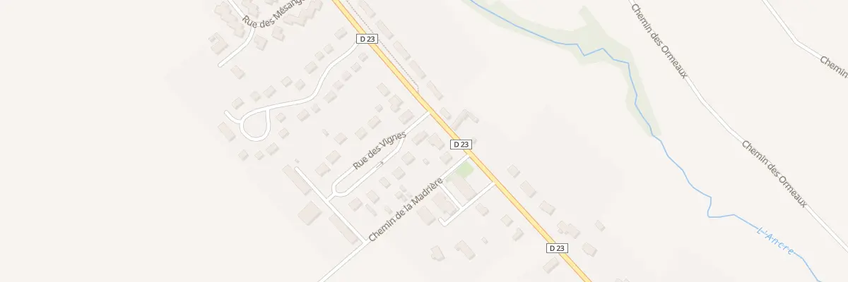Plan du 1 Rue des Vignes à Estissac