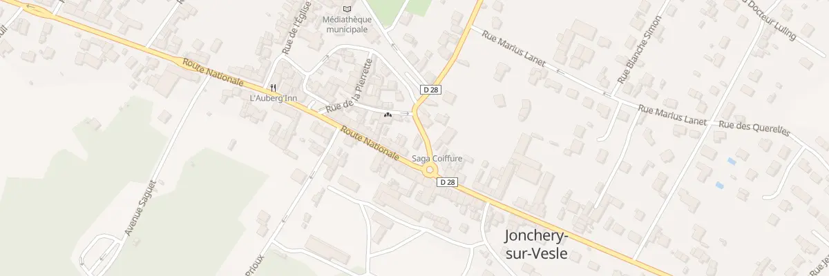 Plan du 1 Rue de la Gare à Jonchery-sur-Vesle
