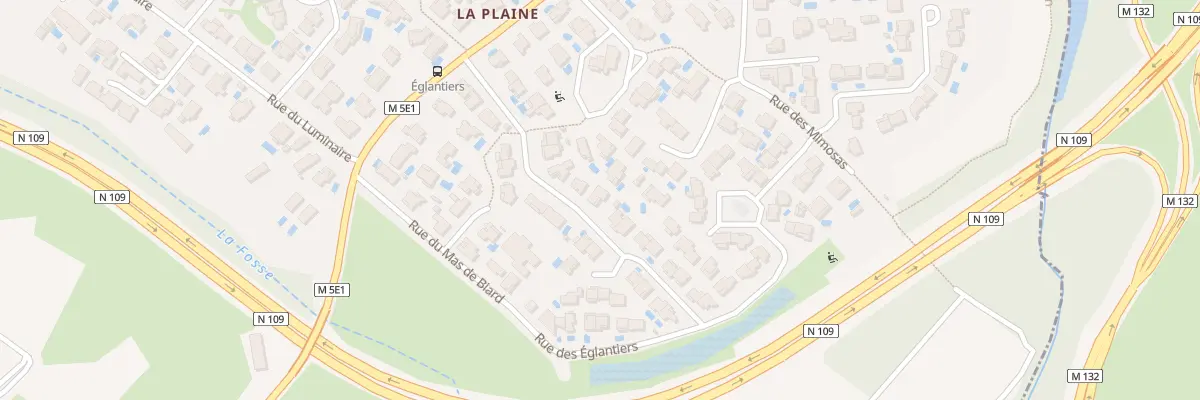 Plan du 19 Rue des Églantiers à Juvignac