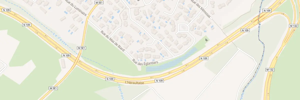Plan du 24 Rue des Églantiers à Juvignac