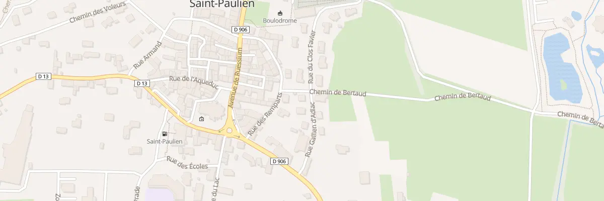 Plan du 2 Rue Gallien d’Adiac à Saint-Paulien