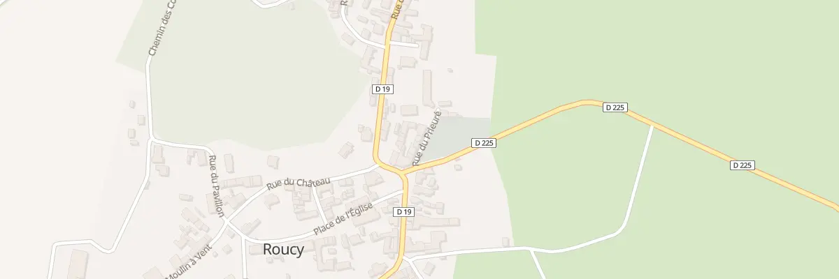 Plan du 3 Rue du Prieuré à Roucy