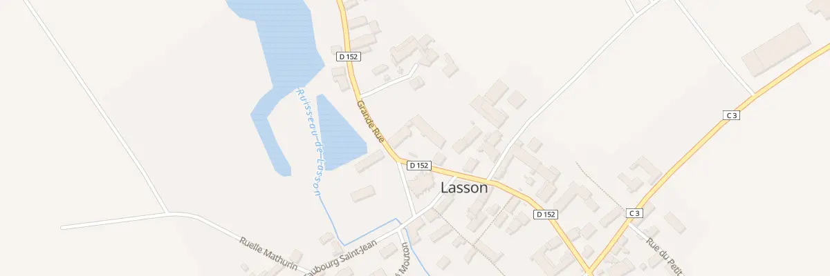 Plan du 39 Gr Grande Rue à Lasson