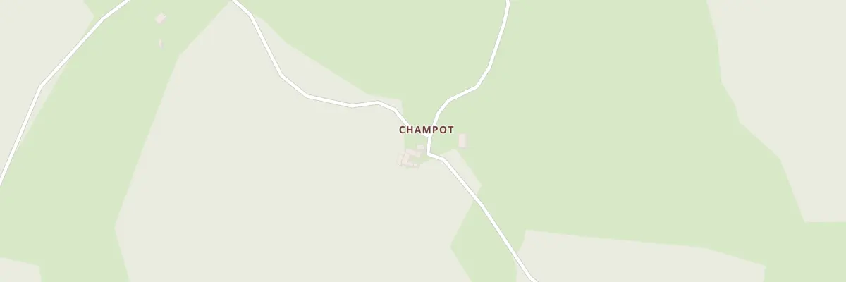 Plan du 12 Champot Haut à Bellevue-la-Montagne