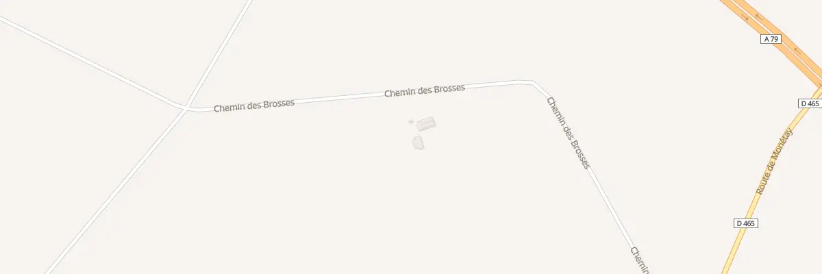 Plan du 1 Che des Brosses à Pierrefitte-sur-Loire