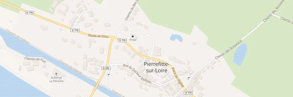 Plan du 2 Rte de Diou à Pierrefitte-sur-Loire