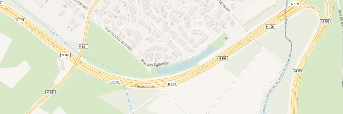 Plan du 36 Rue des Églantiers à Juvignac