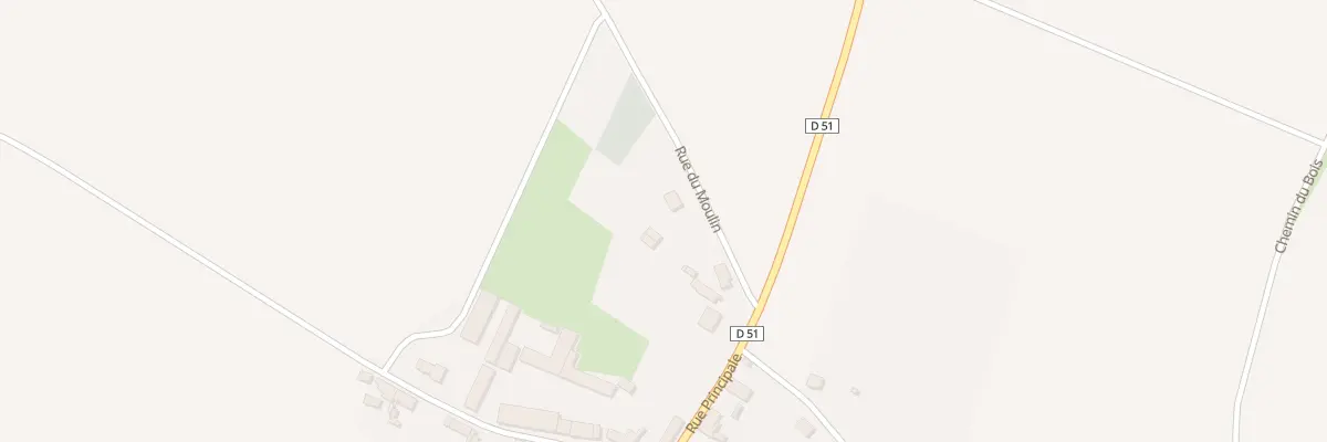 Plan du 3 Rue du Moulin à Cuirieux