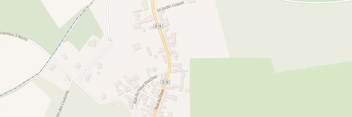 Plan du 30 Rue du Pavé à Roucy
