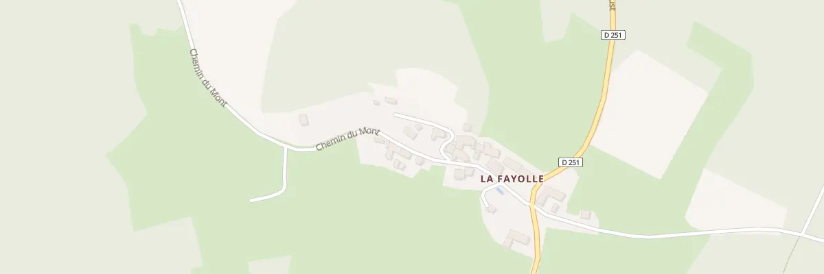 Plan du 5003 La Fayolle à Medeyrolles