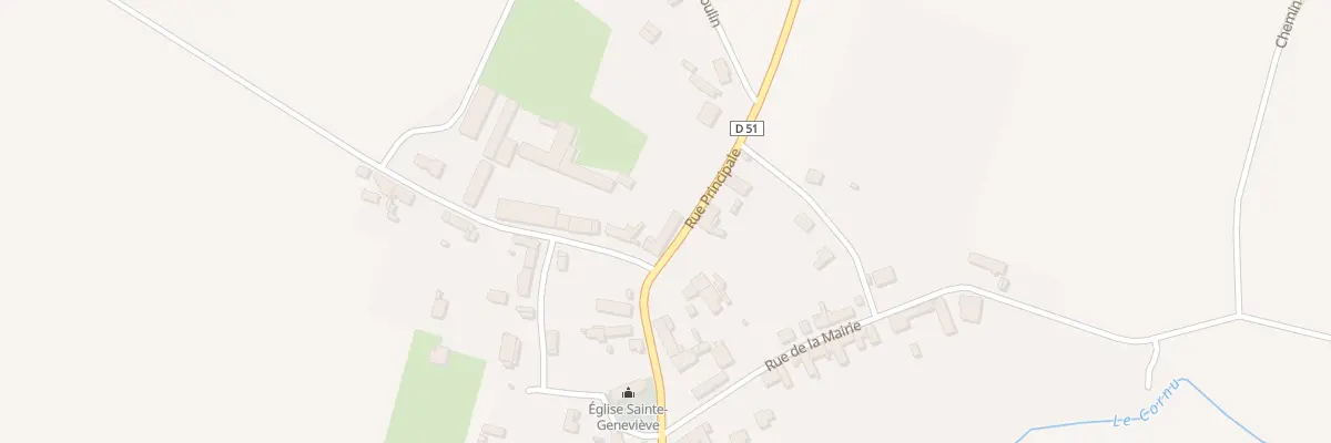 Plan du 2 Rue de Caumont à Cuirieux