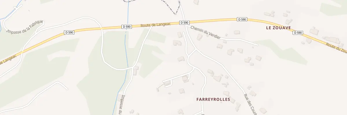 Plan du 6 Rue de Chamblas à Sanssac-l’Église