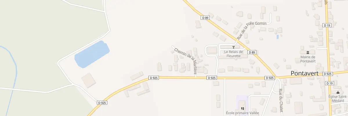 Plan du 22 Rte de Soissons à Pontavert