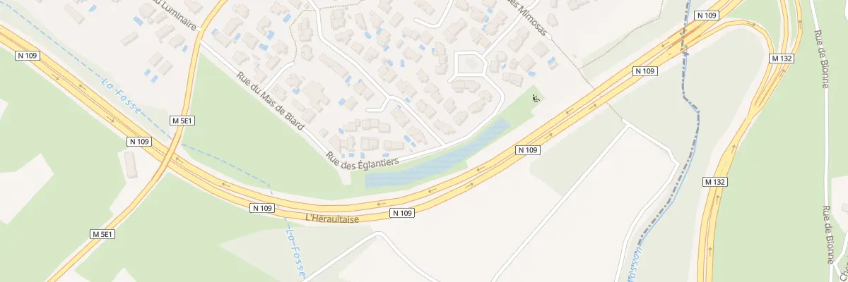 Plan du 34 Rue des Églantiers à Juvignac