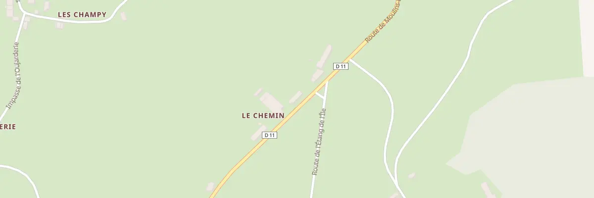 Plan du 18 Rte de Moulins-Engilbert à Saint-Péreuse
