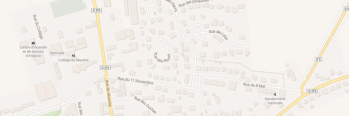 Plan du 10 Rue des Roses à Anglure