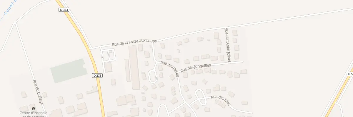 Plan du 12 Rue des Fleurs à Anglure