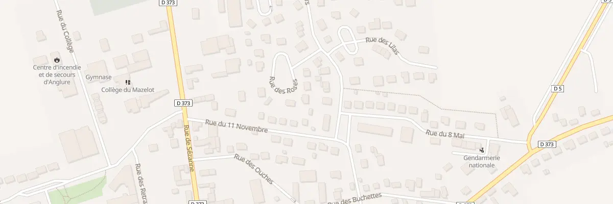 Plan du 9 Rue des Roses à Anglure