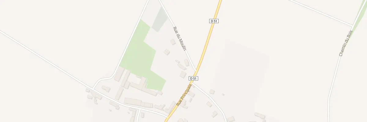 Plan du 1 Rue du Moulin à Cuirieux