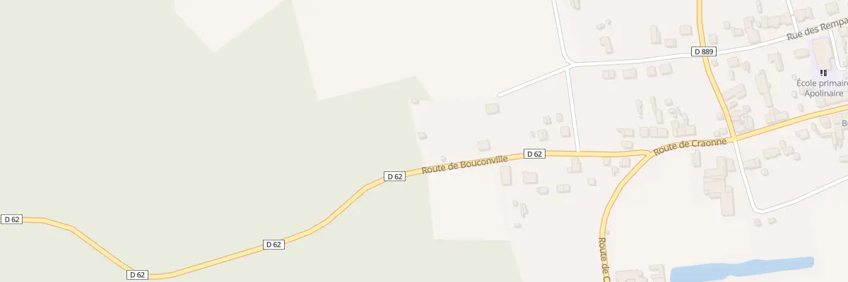 Plan du 12 Rte de Bouconville à Corbeny