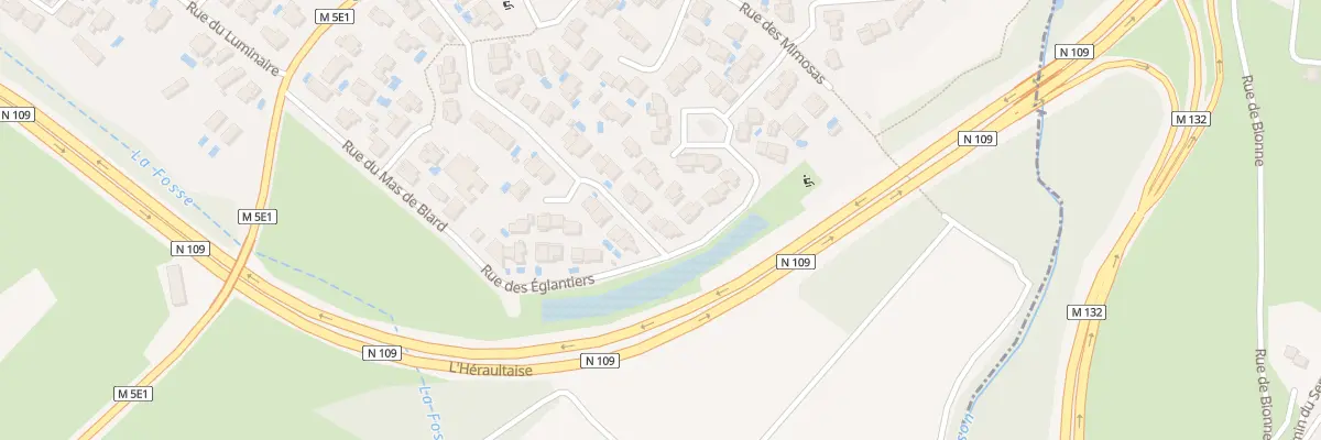 Plan du 35 Rue des Églantiers à Juvignac