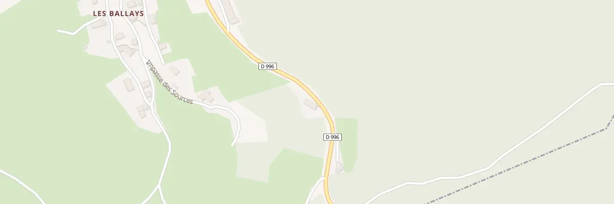 Plan du 5001 Les Ballays à Saint-Martin-des-Olmes