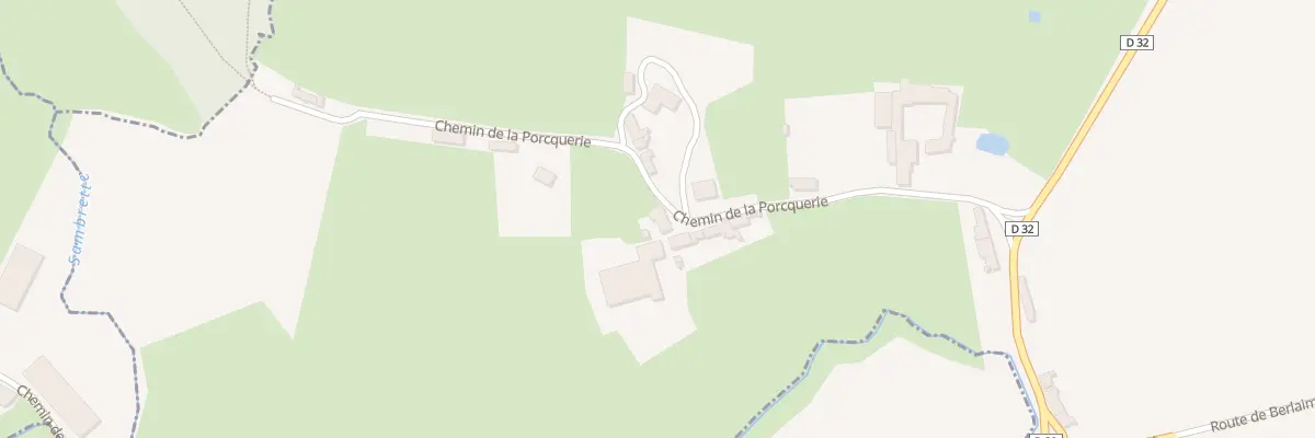 Plan du 31 Che de la Porquerie à Pont-sur-Sambre