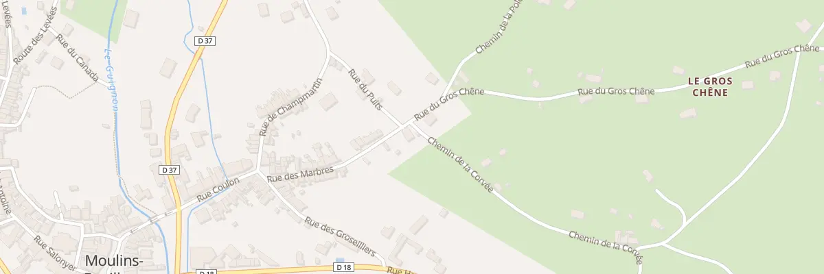 Plan du 2 Che de la Corvée à Moulins-Engilbert