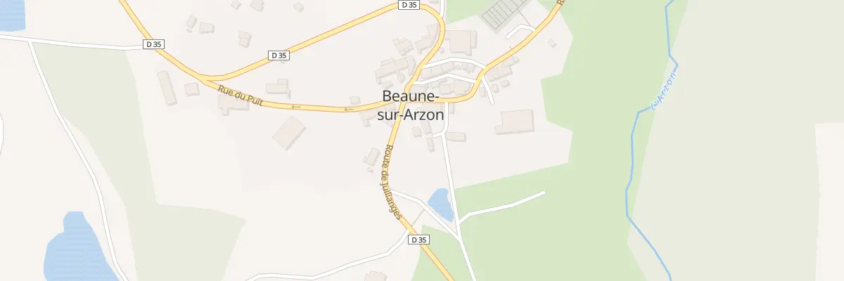 Plan du 7 Rue du Parc à Beaune-sur-Arzon
