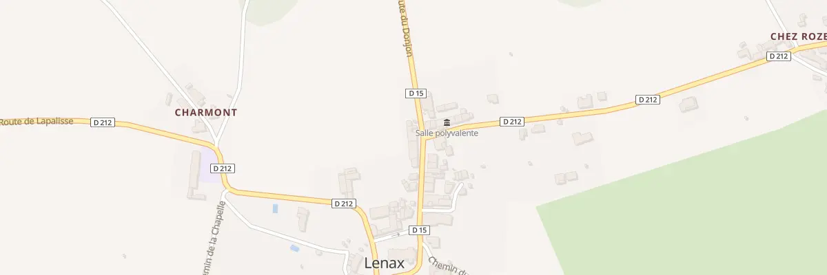 Plan du 5058 Le Bourg à Lenax
