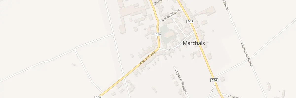 Plan du 16 Rue de Coucy à Marchais