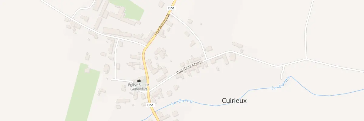 Plan du 5 Rue de la Mairie à Cuirieux