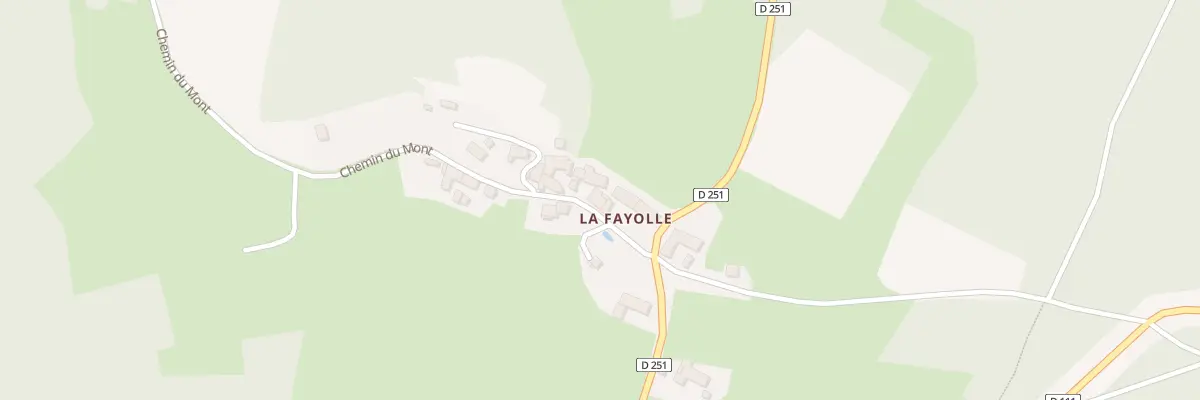 Plan du 5007 La Fayolle à Medeyrolles