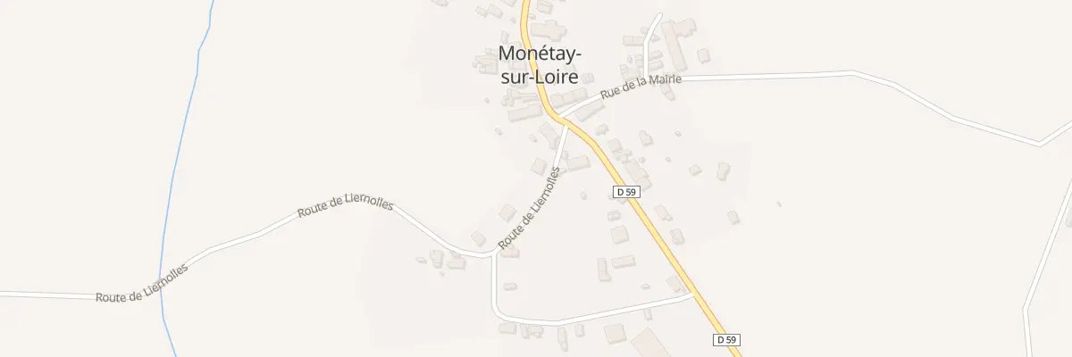 Plan du 1 Rte de Liernolles à Monétay-sur-Loire