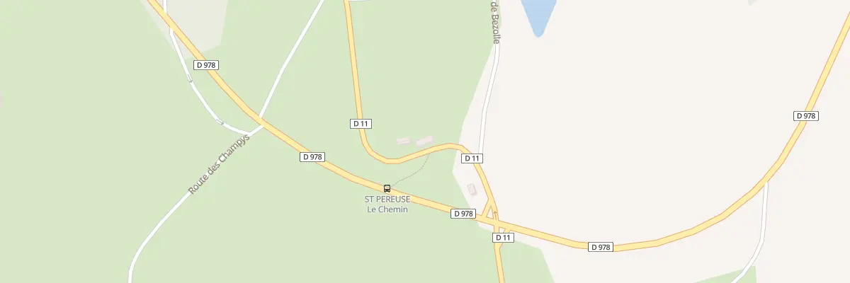 Plan du 53 Rte de Remondot à Saint-Péreuse