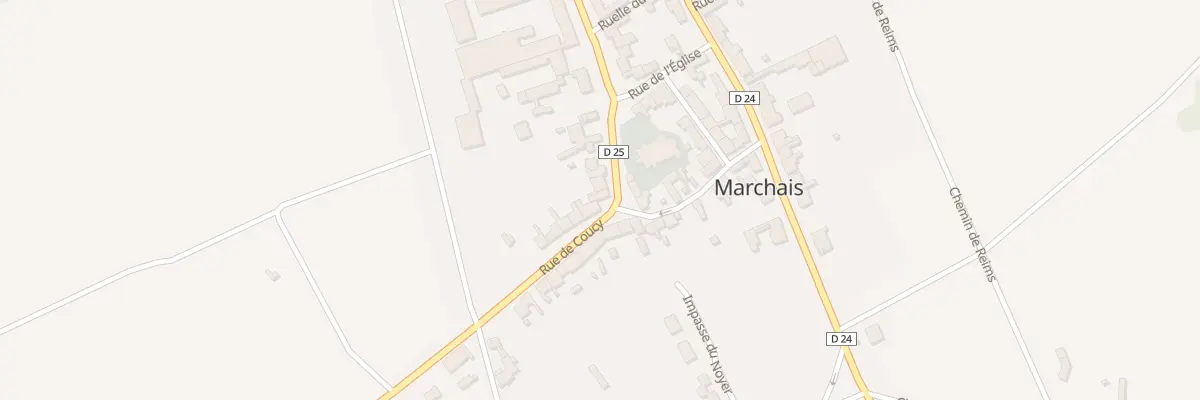 Plan du 12 Rue de Coucy à Marchais