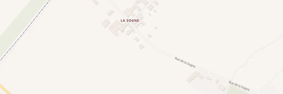 Plan du 11 Rue de la Sogne à Percey