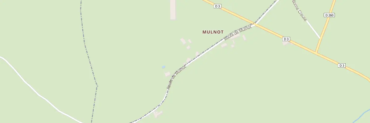 Plan du 8 Rte de Mulnot à Ternant