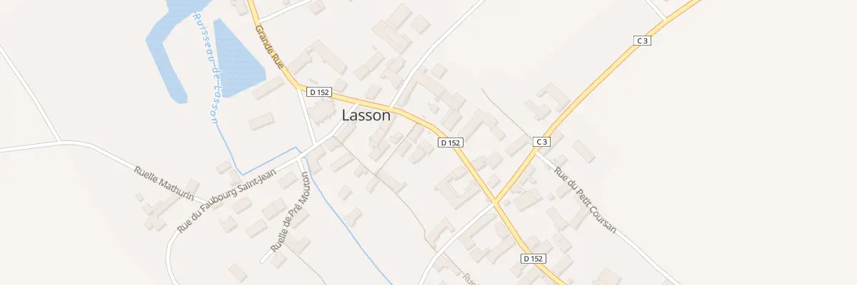 Plan du 26 Gr Grande Rue à Lasson