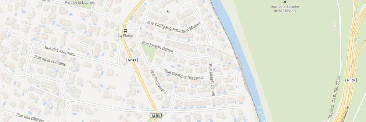 Plan du 8 Rue Joseph Delteil à Juvignac