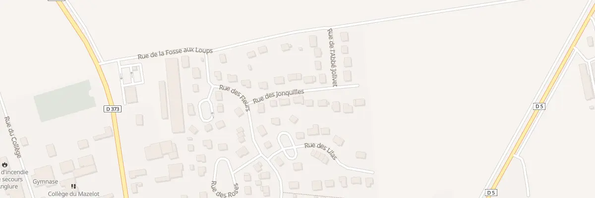 Plan du 8 Rue des Jonquilles à Anglure