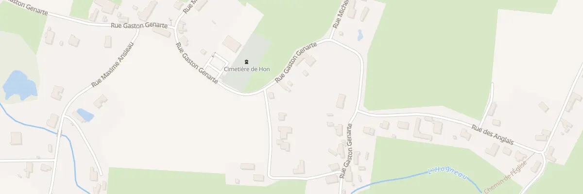 Plan du 21 Rue Gaston Genarte à Hon-Hergies