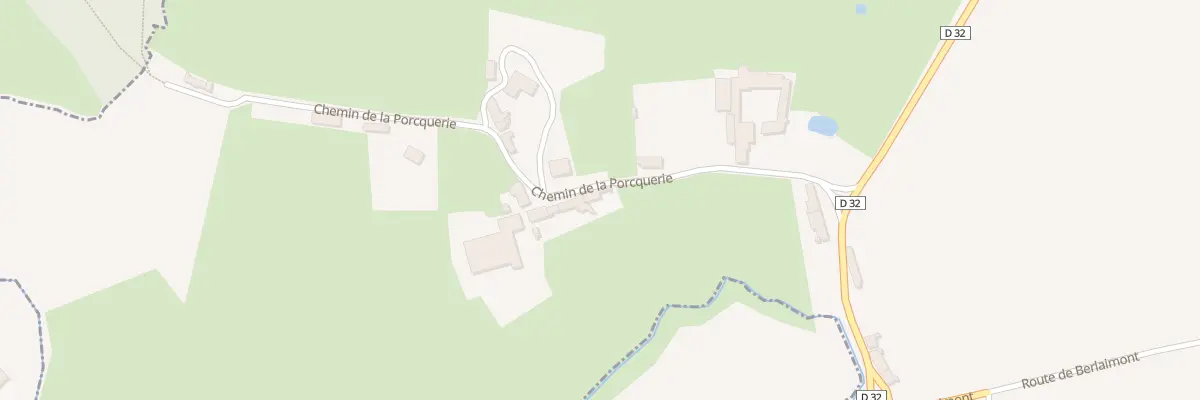 Plan du 25 Che de la Porquerie à Pont-sur-Sambre