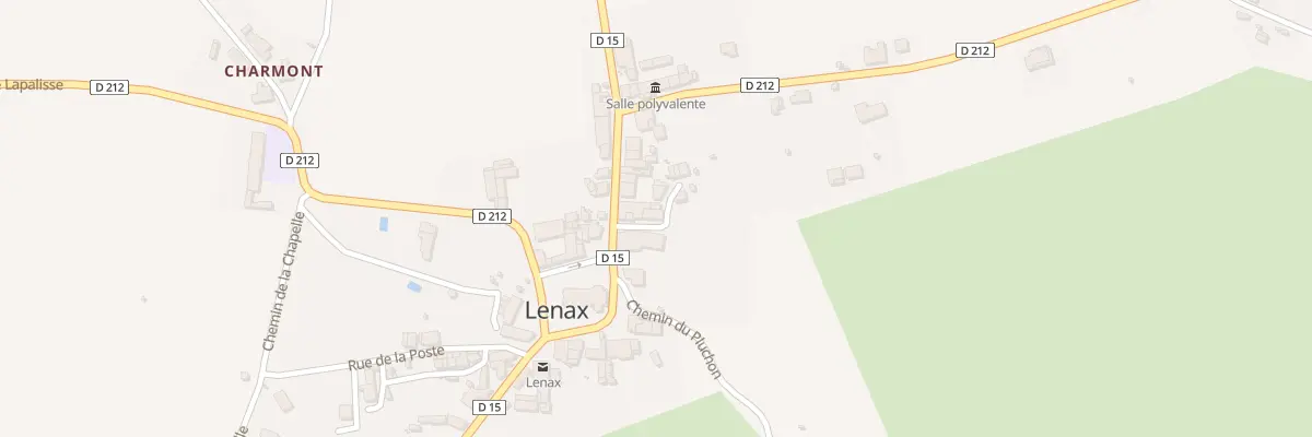 Plan du 5040 Le Bourg à Lenax