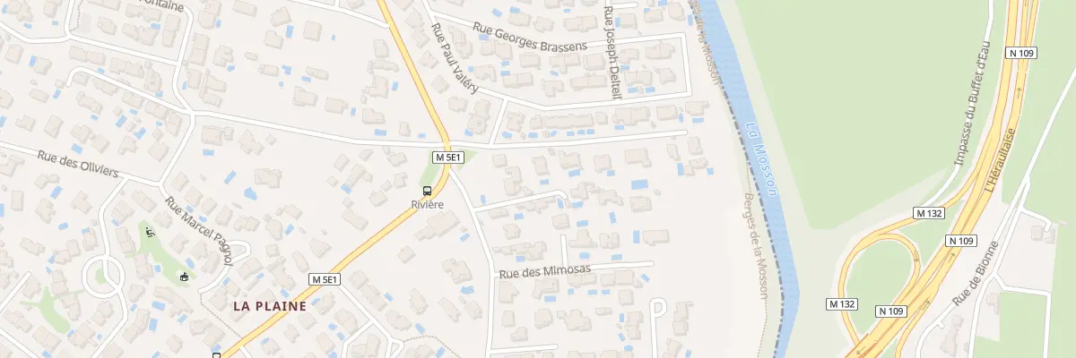 Plan du 15 Rue de la Rivière à Juvignac